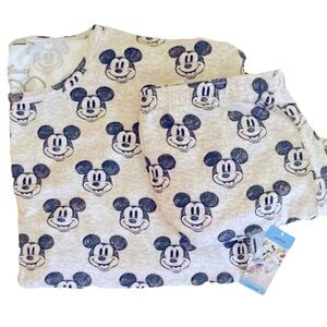 Disney 100 Mickey Mouse Ladies Pajamas Shorts Shirt Short Set Lounge